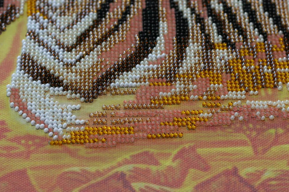Bead Embroidery Kit Main Bead Embroidery Kit Zebras