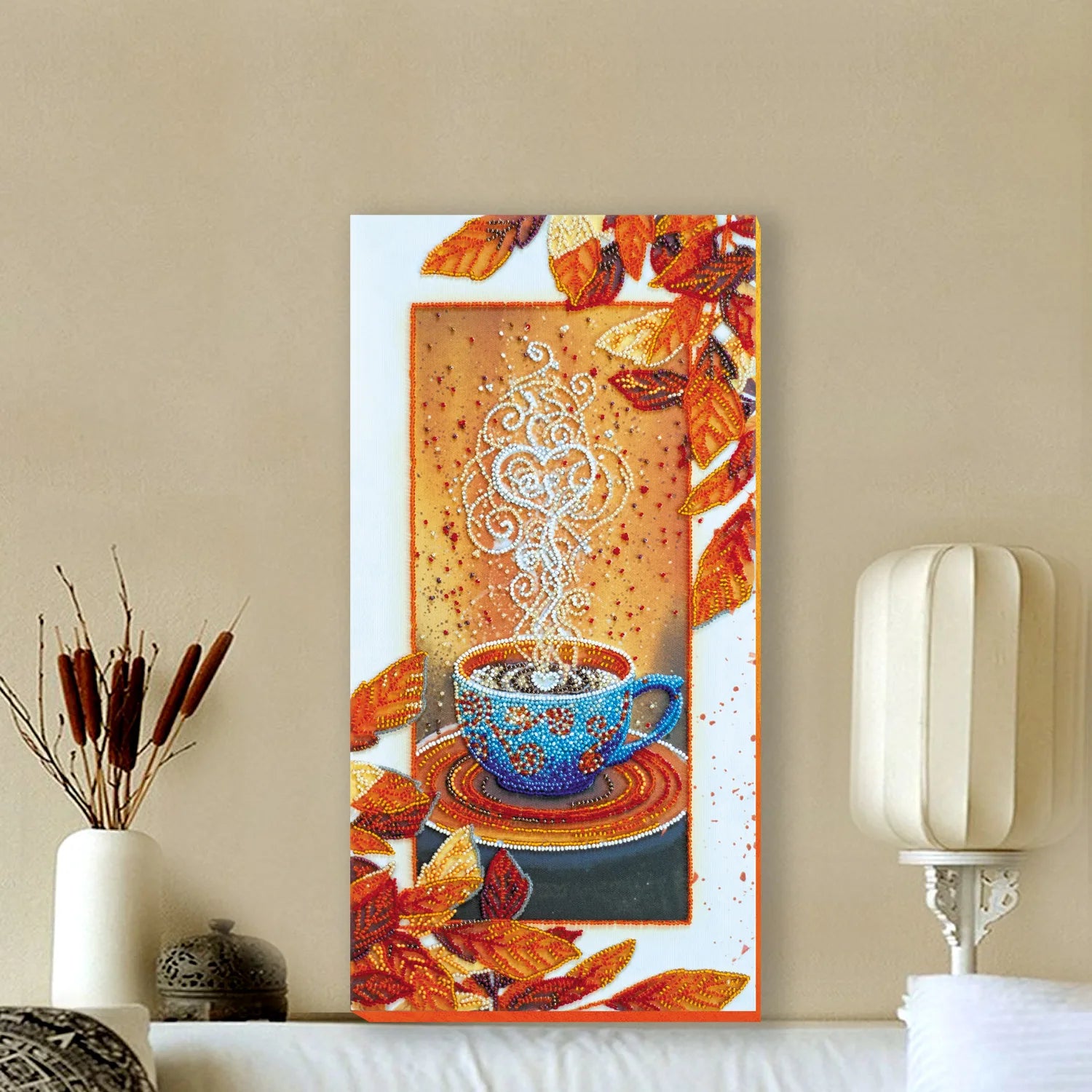 Bead Embroidery Kit Main Bead Embroidery Kit Autumn latte