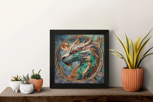 Bead Embroidery Kit Mid-sized bead embroidery kit Breath of Fire