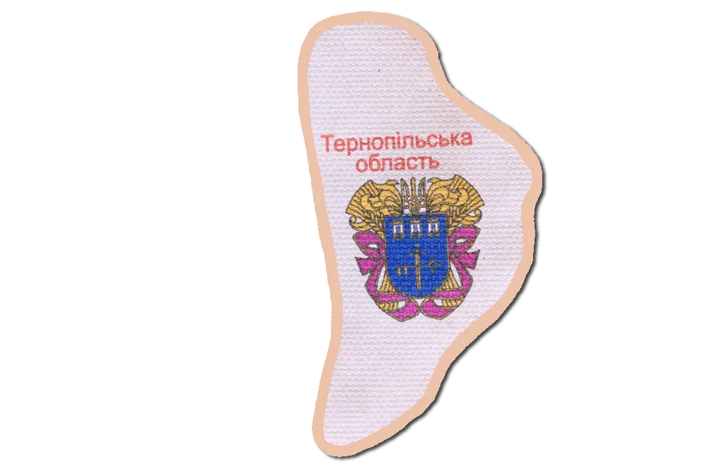 Magnets Bead Embroidery Kit Kits for embroidery with beads magnets "Map of Ukraine" Ternopil region