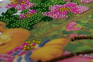 Bead Embroidery Kit Mini Bead embroidery kit Mothers and daughters