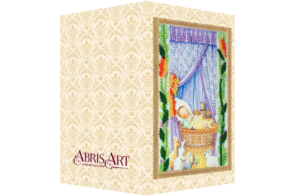 Postcards Bead Embroidery Kit Postcard bead embroidery kits Cradle