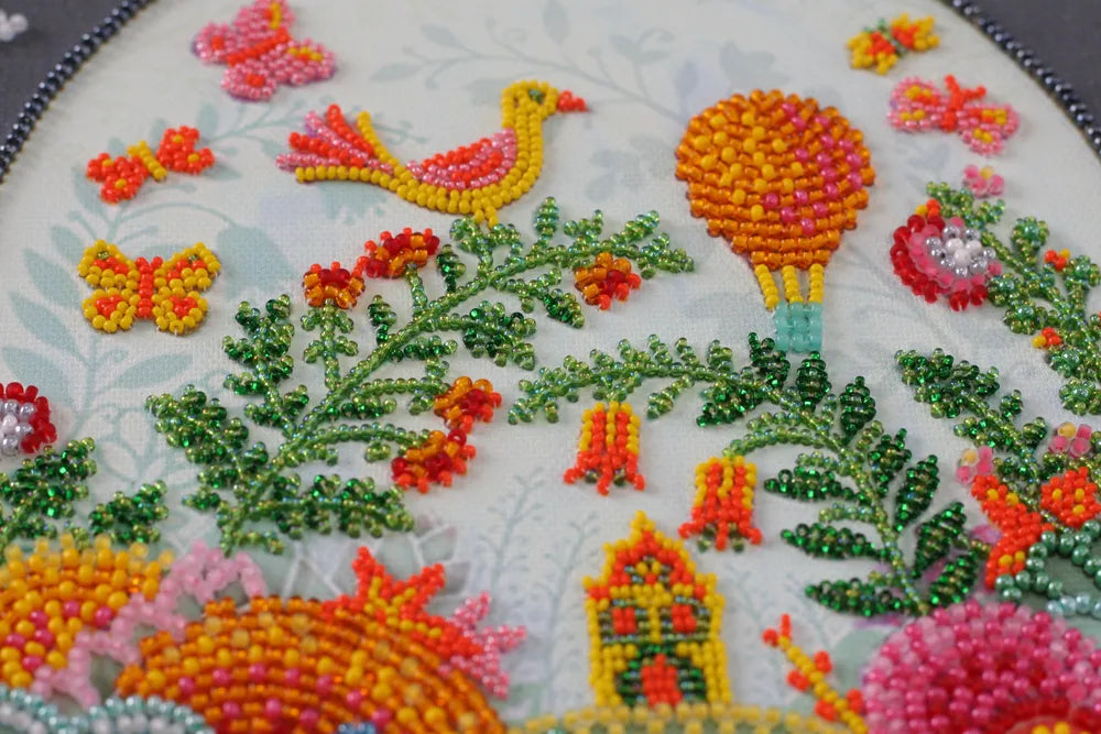 Bead Embroidery Kit Main Bead Embroidery Kit Forever summer