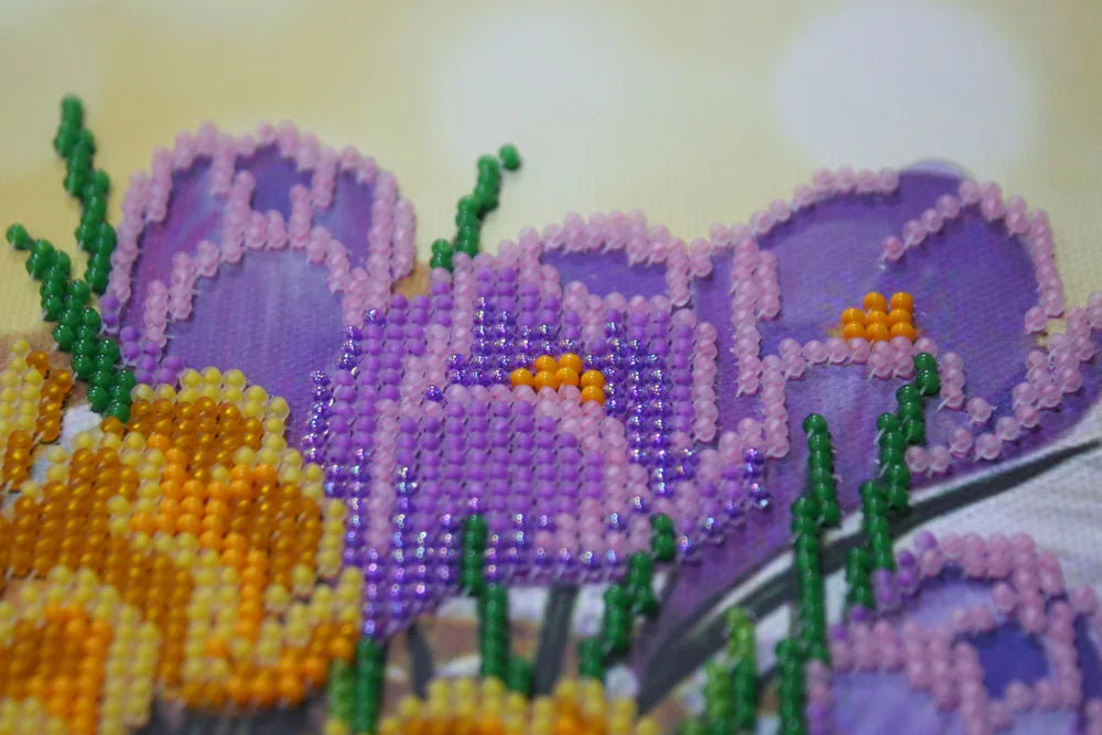 Bead Embroidery Kit Main Bead Embroidery Kit Primrose