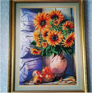 Bead Embroidery Kit Main Bead Embroidery Kit Summer bouquet
