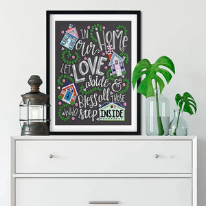 Bead Embroidery Kit Main Bead Embroidery Kit Love in the house
