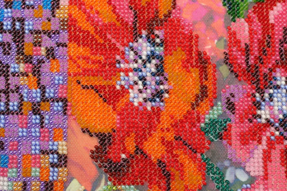 Bead Embroidery Kit Main Bead Embroidery Kit Anemone