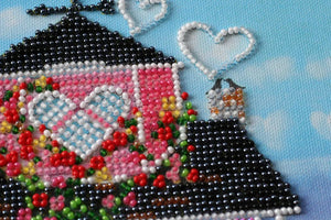 Bead Embroidery Kit Mid-sized bead embroidery kit Where love lives