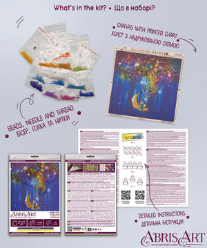 Bead Embroidery Kit Mid-sized bead embroidery kit Dreamer