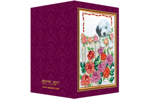 Postcards Bead Embroidery Kit Postcard Bead embroidery kit Miss you – 1