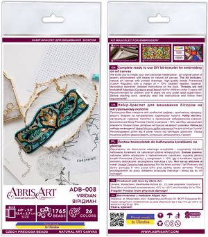 Bracelet Embroidery Kit Decoration Viridian