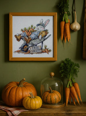 Cross Stitch Kit Cross-stitch kits Free carrots