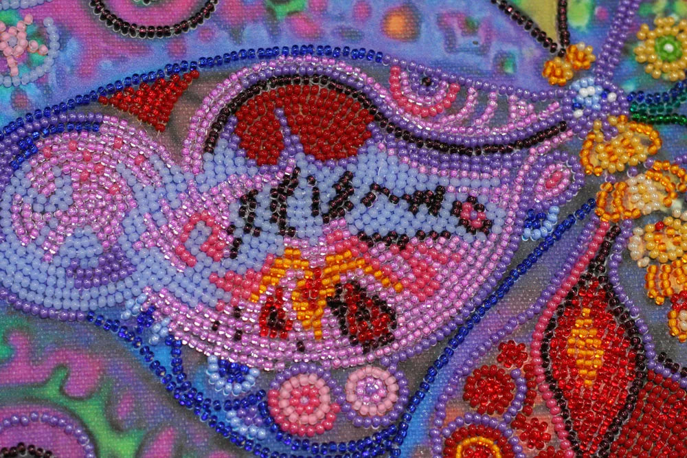 Bead Embroidery Kit Main Bead Embroidery Kit Fly of butterfly