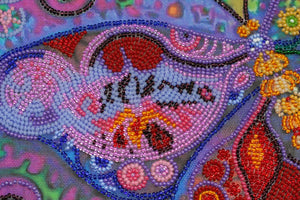 Bead Embroidery Kit Main Bead Embroidery Kit Fly of butterfly