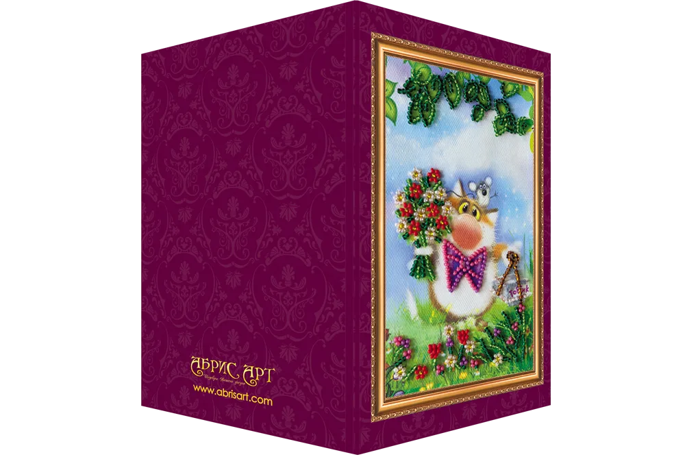 Postcards Bead Embroidery Kit Postcard Bead embroidery kit Congratulations – 5
