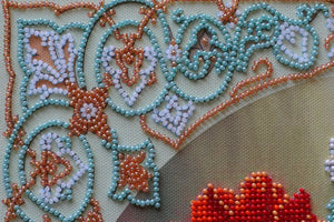 Bead Embroidery Kit Main Bead Embroidery Kit Poppies and buldenezh