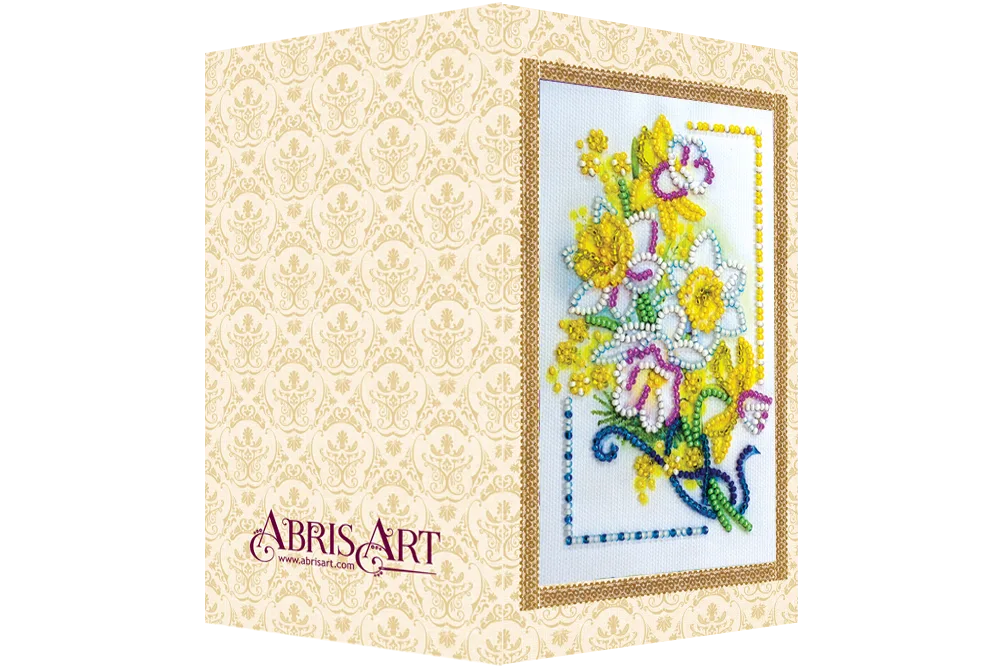 Postcards Bead Embroidery Kit Postcard Bead embroidery kit Spring gift