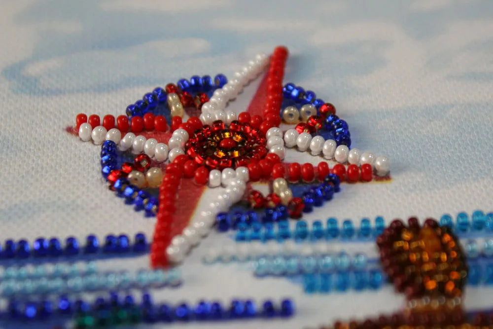 Bead Embroidery Kit Mid-sized bead embroidery kit Attracted distance