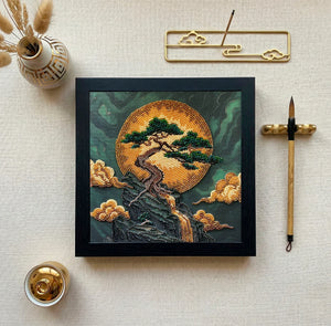 Bead Embroidery Kit Mid-sized bead embroidery kit Tree of Wisdom