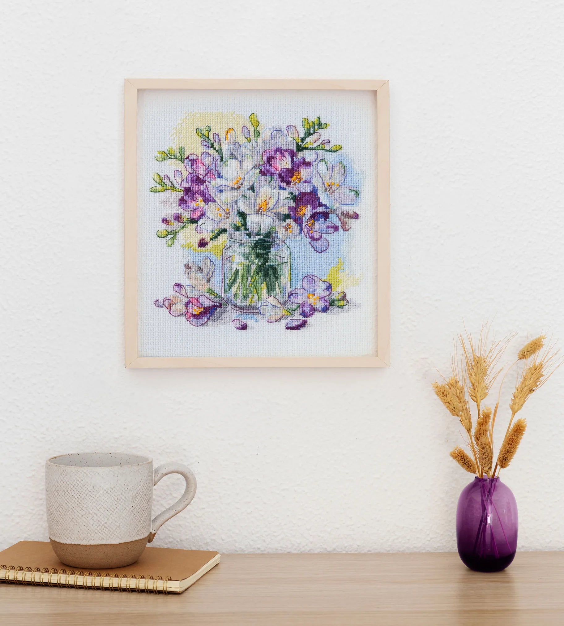 Cross Stitch Kit Cross-stitch kits The first bouquet