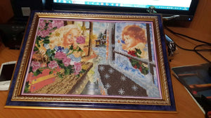 Bead Embroidery Kit Main Bead Embroidery Kit Kay and Gerda