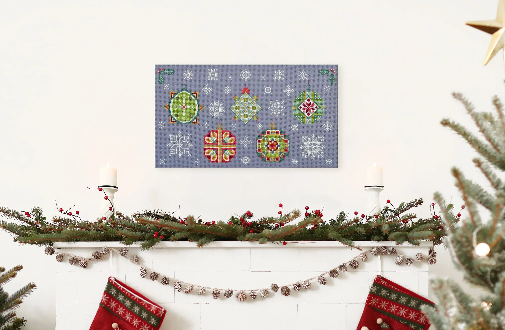 Cross Stitch Kit Cross-stitch kits Holiday mood