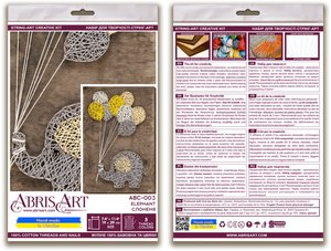 String Art Kit Creative Kit/String Art Elephant