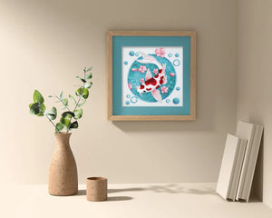 Bead Embroidery Kit Mini Bead embroidery kit Koi carp