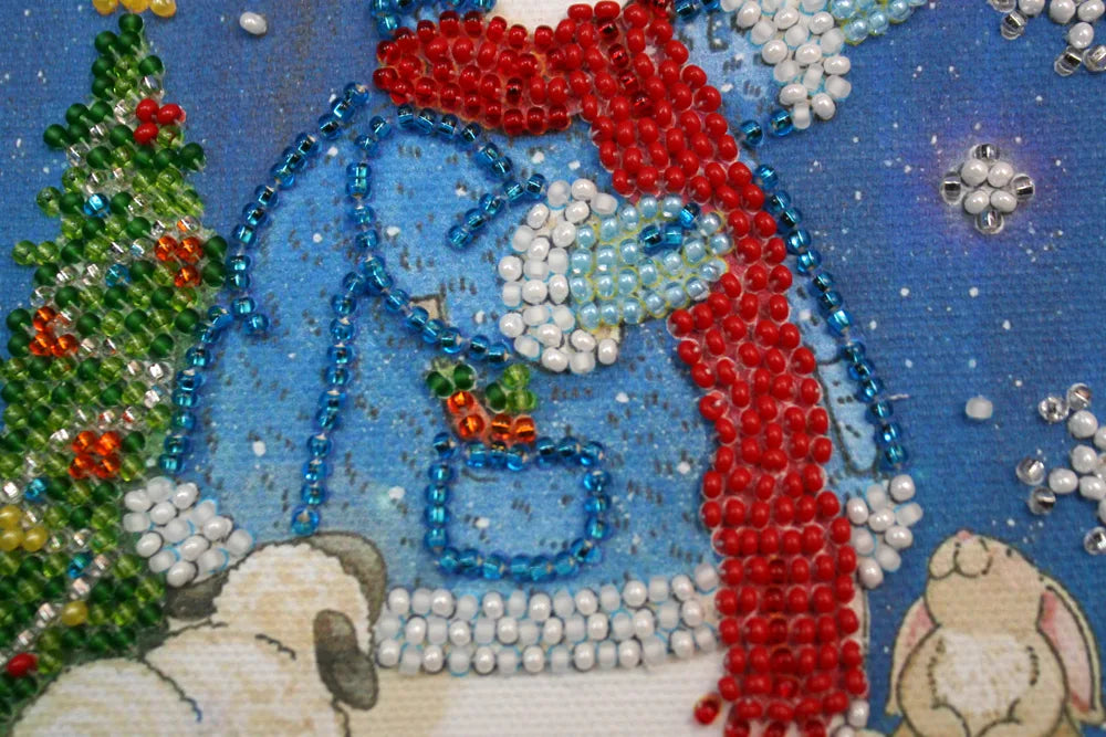 Bead Embroidery Kit Mini Bead embroidery kit Fairy night