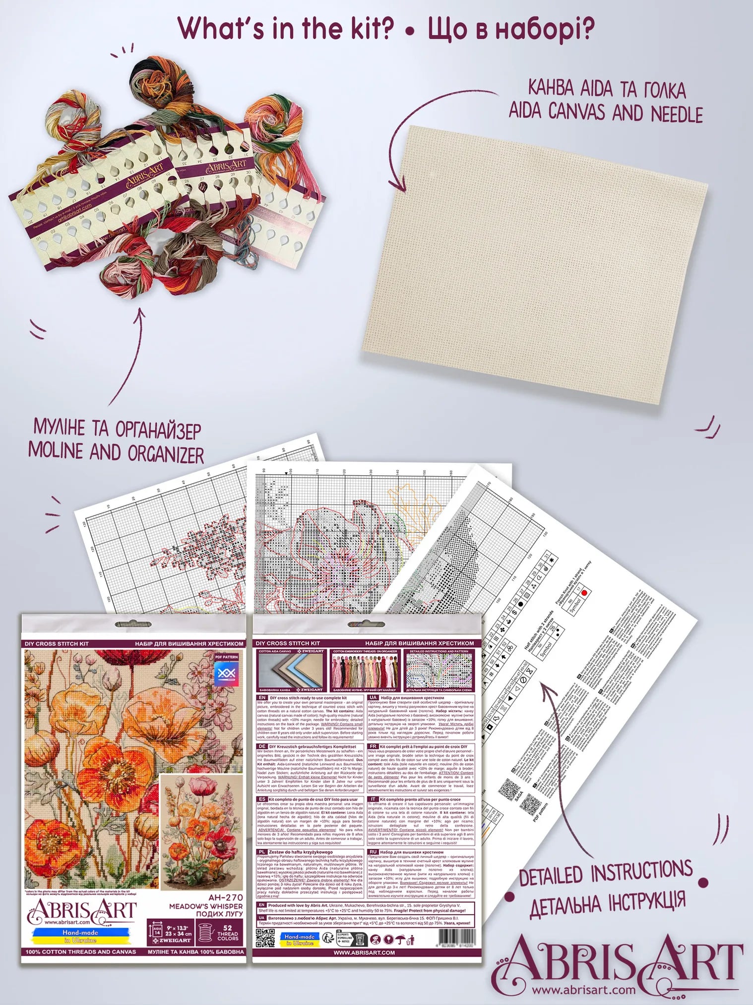 Cross Stitch Kit Cross-stitch kits Meadow`s Whisper