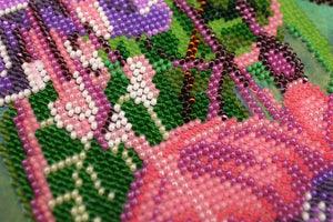 Bead Embroidery Kit Fuchsia – 2
