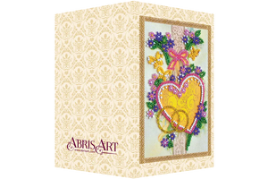 Postcards Bead Embroidery Kit Postcard bead embroidery kits Happy Wedding – 4