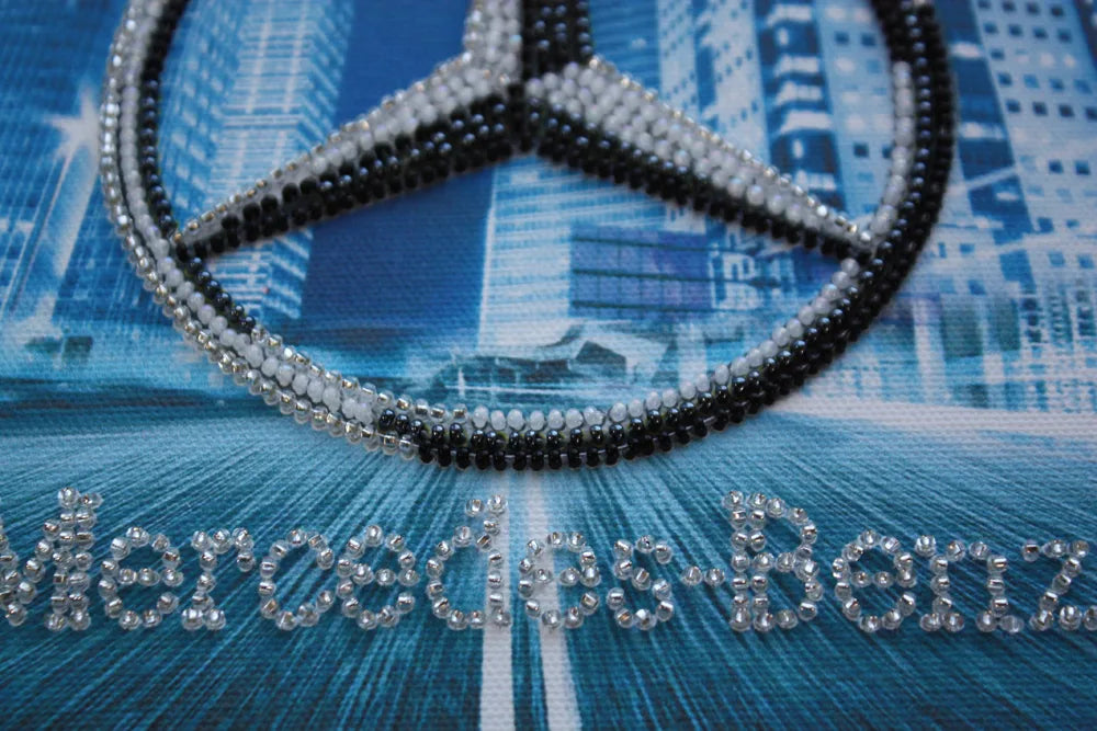 Bead Embroidery Kit Mini Bead embroidery kit Mercedes-Benz