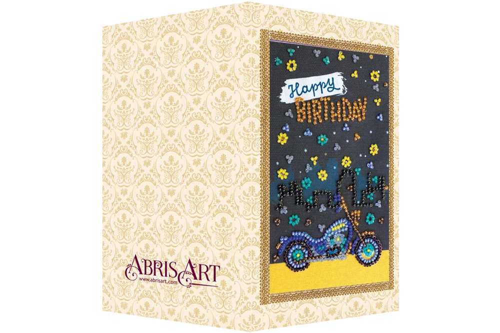 Postcards Bead Embroidery Kit Postcard Bead embroidery kit Have a safe trip