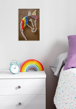 String Art Kit Creative Kit/String Art Rainbow Unicorn