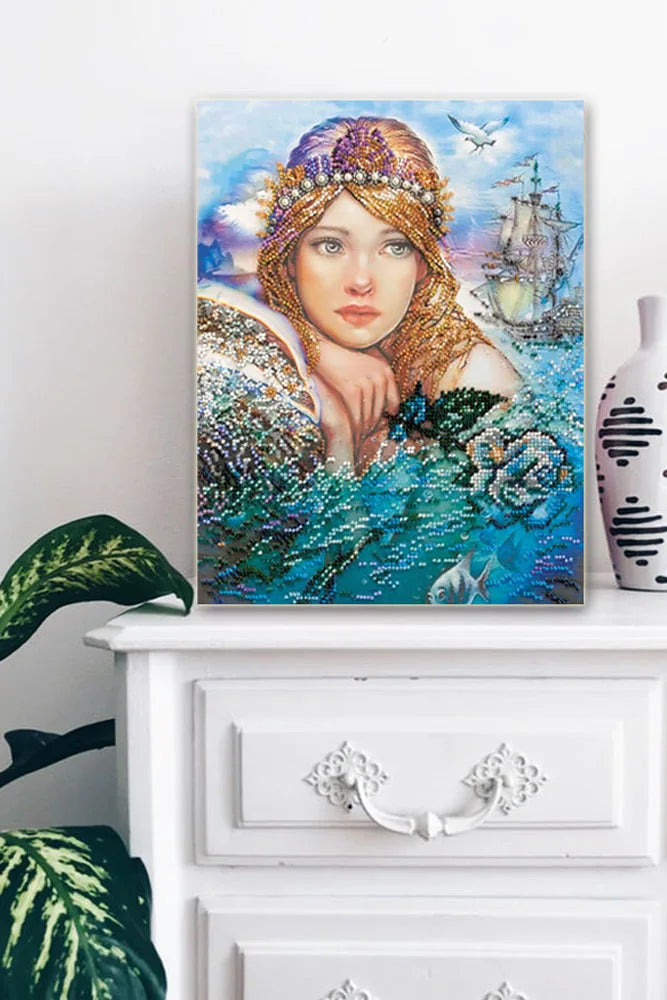 Bead Embroidery Kit Main Bead Embroidery Kit Mermaid