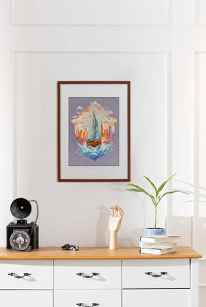 Cross Stitch Kit Cross-stitch kits On the waves of adventure