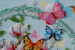 Bead Embroidery Kit Mid-sized bead embroidery kit Keys to the spring