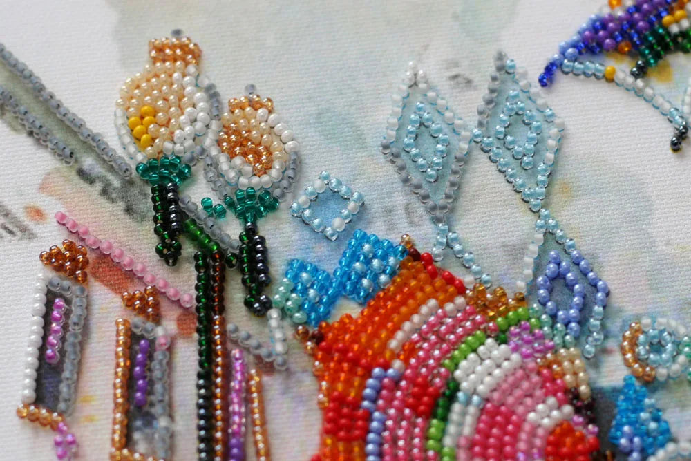 Bead Embroidery Kit Main Bead Embroidery Kit Circle
