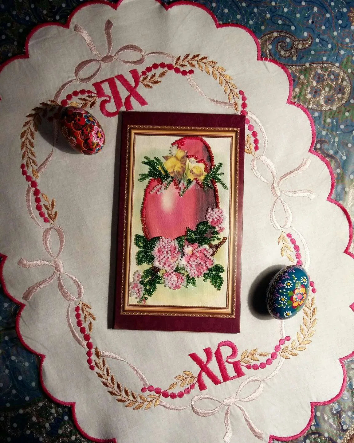 Postcards Bead Embroidery Kit Postcard Bead embroidery kit Easter – 5