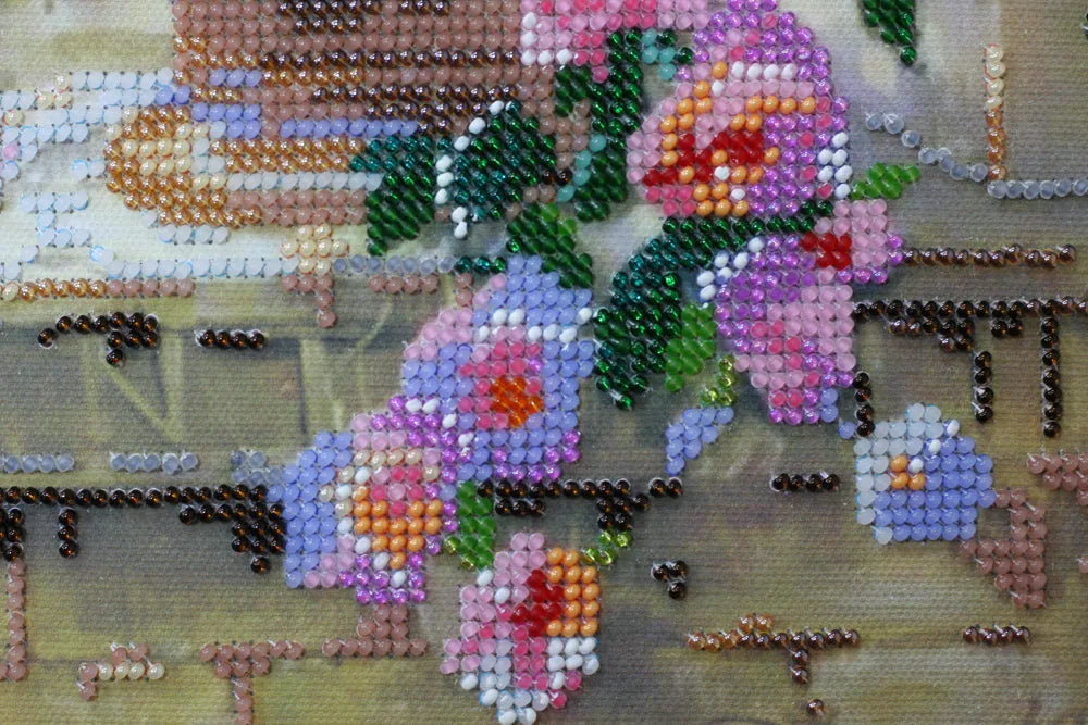 Bead Embroidery Kit Main Bead Embroidery Kit Sweet life