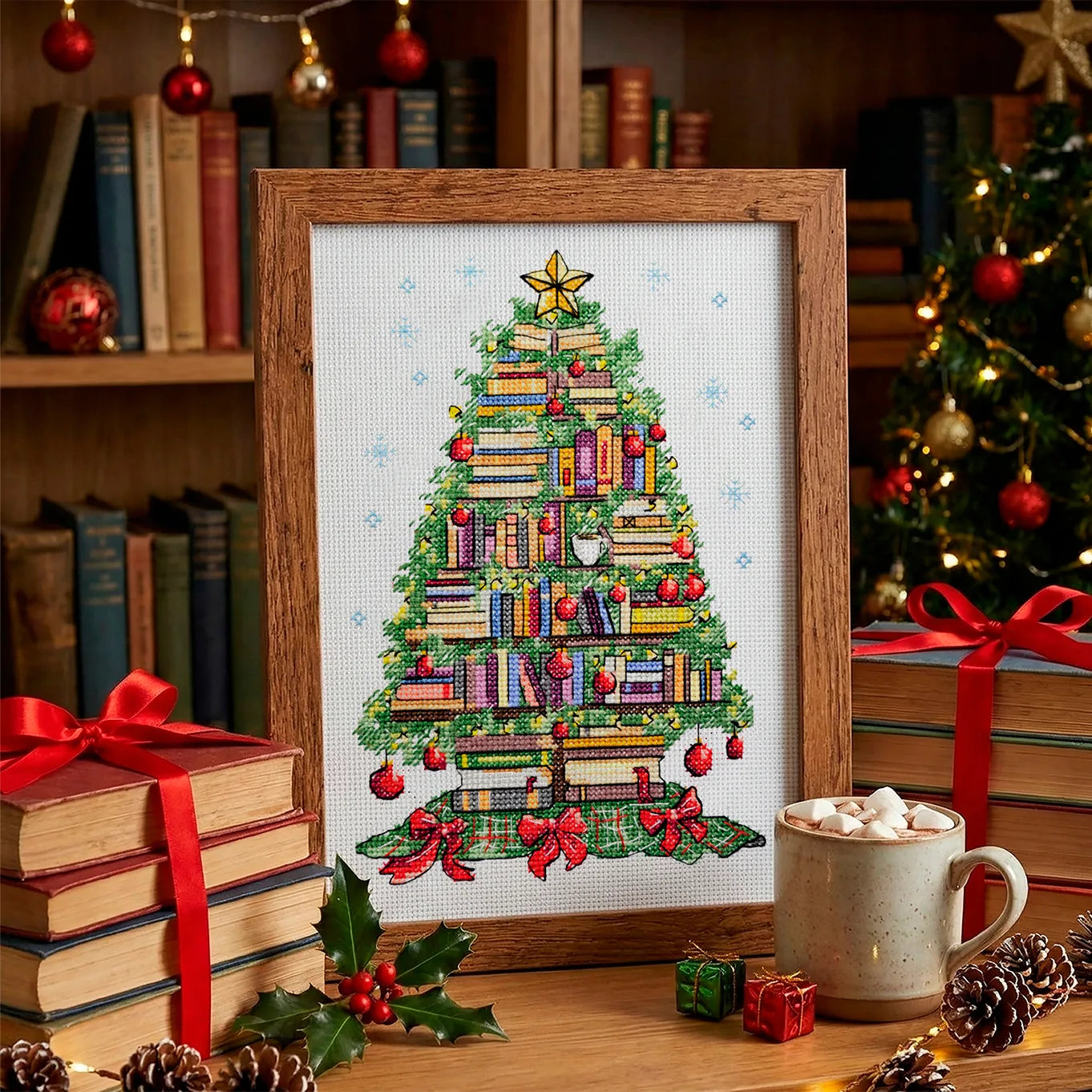 Cross Stitch Kit Cross-stitch kits Reader's Christmas tree
