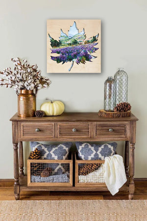 Bead Embroidery Kit Creativity kits/Bead embroidery kits with a wooden frame Fields of Provence