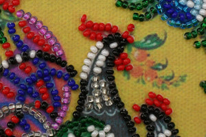 Bead Embroidery Kit Mini Bead embroidery kit Gorodets painting