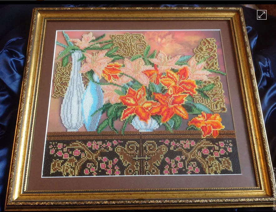 Bead Embroidery Kit Romanticism