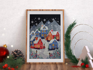 Cross Stitch Kit Cross-stitch kits The night before Christmas