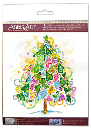 Bead Embroidery Kit Mini Bead embroidery kit The heart of the holiday