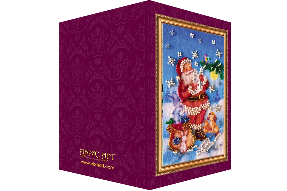 Postcards Bead Embroidery Kit Postcard Bead embroidery kit Happy New Year – 4