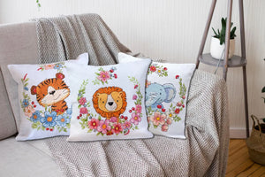 Cross Stitch Kit For Cushion Cross-stitch kits Lion cub