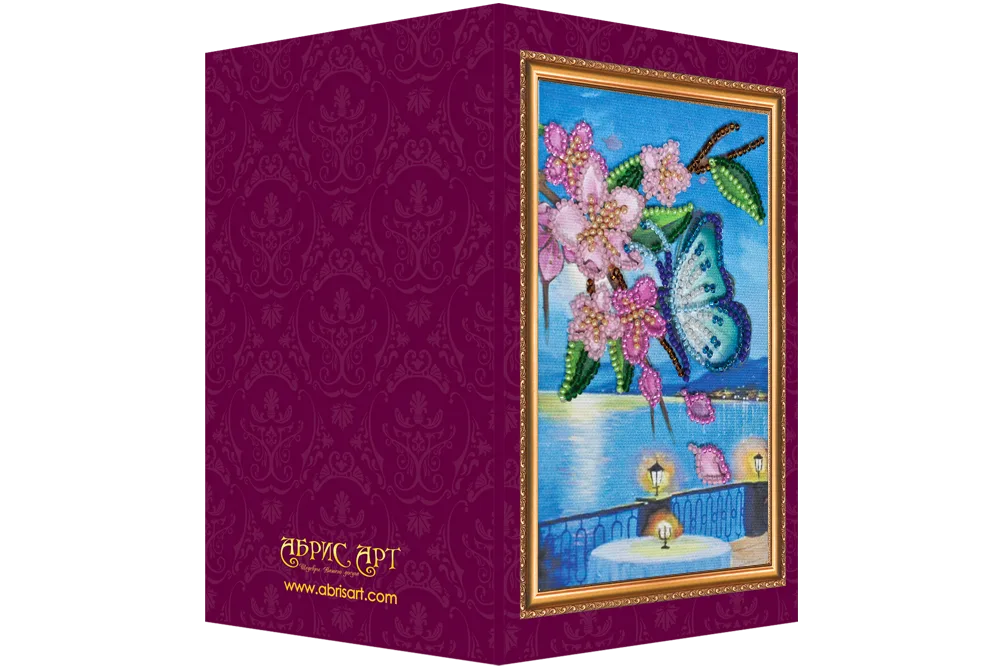 Postcards Bead Embroidery Kit Postcard Bead embroidery kit South night – 4